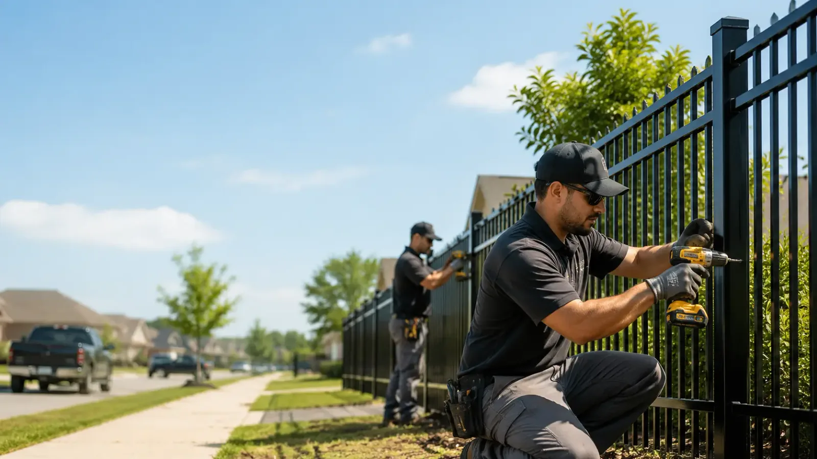 Metal Fence Installation in Lexa, AR